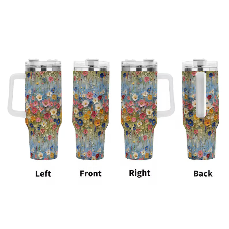 Stainless Steel Tumbler With Handle