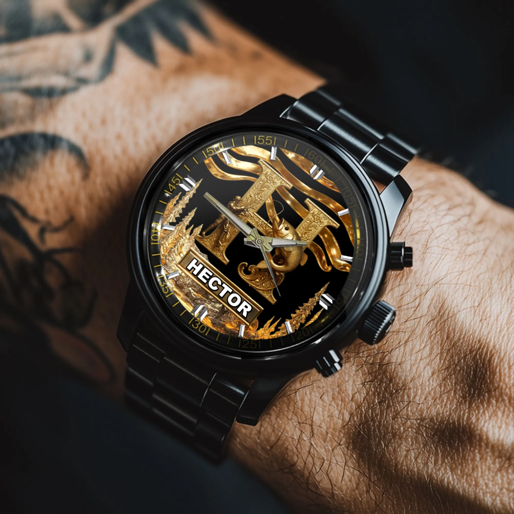 Men Custom Stainless Steel Watch
