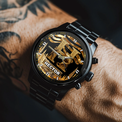 Men Custom Stainless Steel Watch