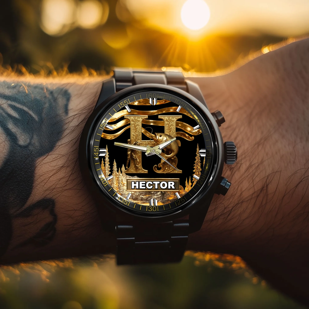 Men Custom Stainless Steel Watch
