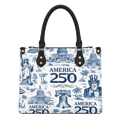 Printed Custom Women Leather Hand Bag